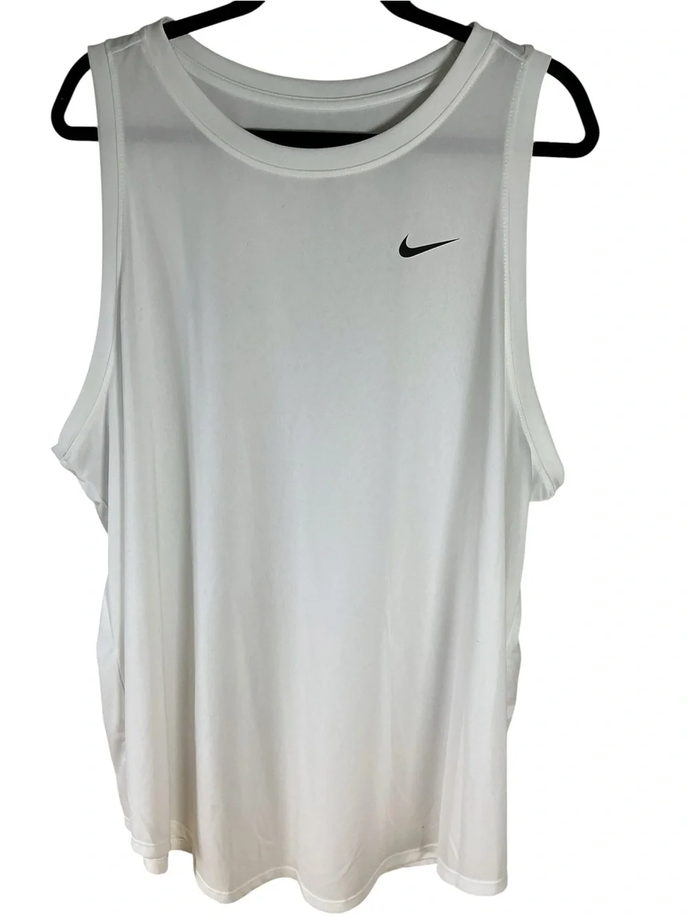 Nike Dri-FIT Ready Tank Size 3XL Men's White Unisex Athletic Top